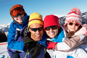 Winter sun can cause eye damage, Its important to have prescription sunglasses from your Indianapolis Eye Doctors